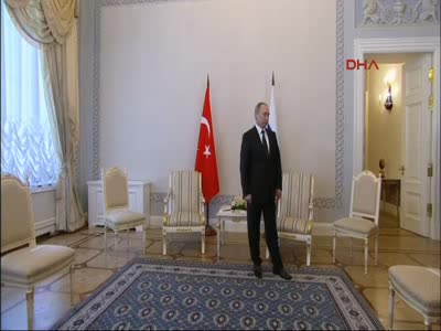 Cumhurbaşkanı Erdoğan ve Rusya lideri Putin görüşmesinden ilk görüntü - 1