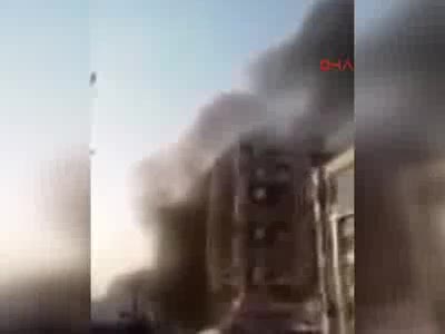 Mardin Kızıltepe patlamanın hemen ardından yaşananlar amatör kamerada