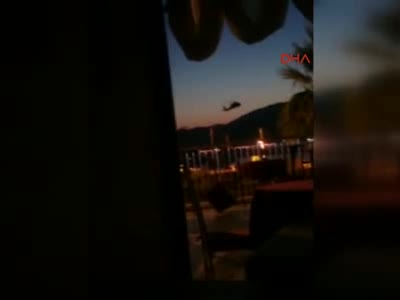 Darbeci askerleri almaya gelen helikopterin kaçış anı görüntüleri ortaya çıktı