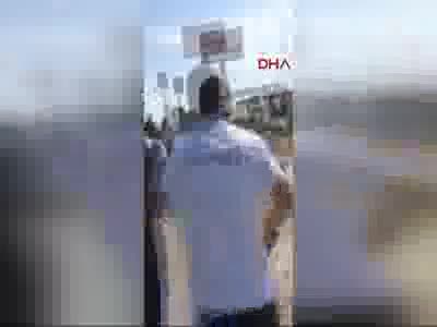 Saldırıya uğrayan Beşiktaş taraftarlarının görüntüleri