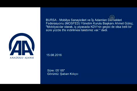 Bursa'da mobilyacılar KDV indirimi bekliyor