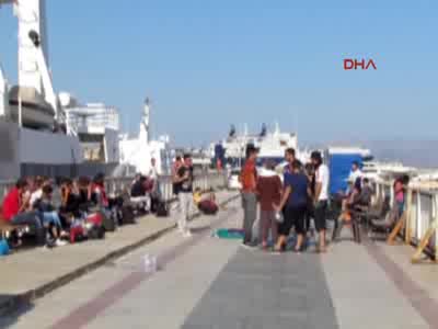 Çeşme'de 61 mülteci yakalandı