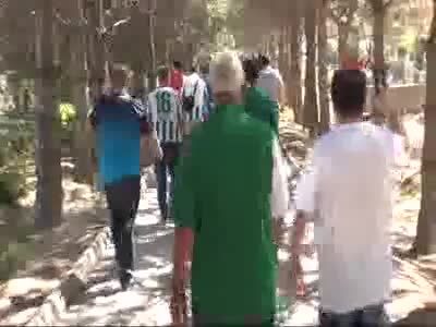 Bursaspor taraftarları kahraman askerin kabrini ziyaret etti