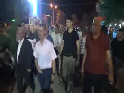 Siirt'te vatandaşlardan huzur nöbeti