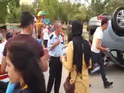 5 aylık hamile kadını emniyet kemeri kurtardı