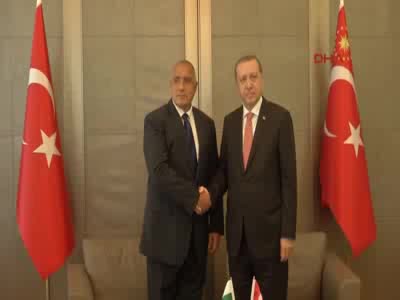Erdoğan, Bulgaristan Başkanı Borisov'u kabul etti