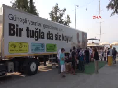 Lösev iyilikler TIR'ı yardımları ulaştırdı
