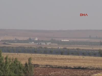 Kilis'in Suriye sınırındaki Elbeyli'de hareketlilik