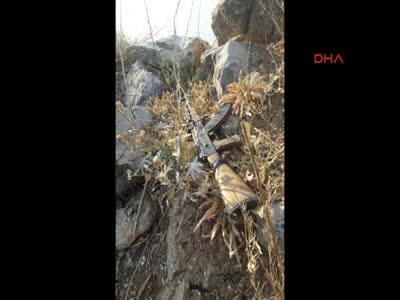 Çukurca'da ele geçirilen operasyonda ele geçirilen malzemeler