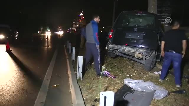 Bursa'da düğünden çıktı, kazada öldü