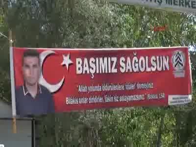 Balıkesir şehidini son yolculuğuna uğurladı