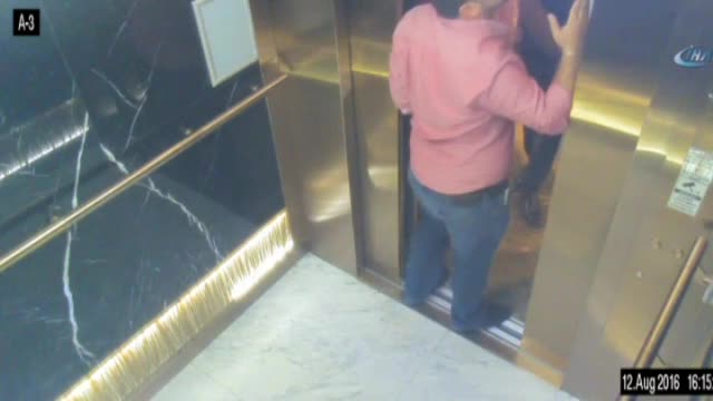 Lüks rezidanstaki dehşet anı kamerada