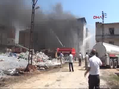 Hatay'da korkutan yangın