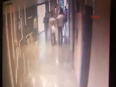 Rezidanstaki silahlı saldırı güvenlik kamerasında