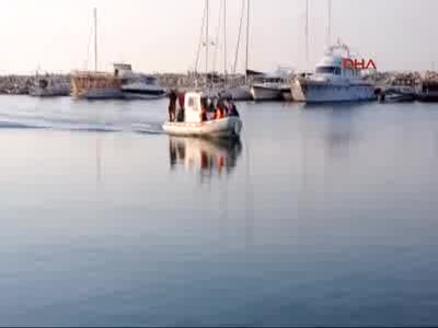 Ayvacık açıklarında 65 mülteci yakalandı