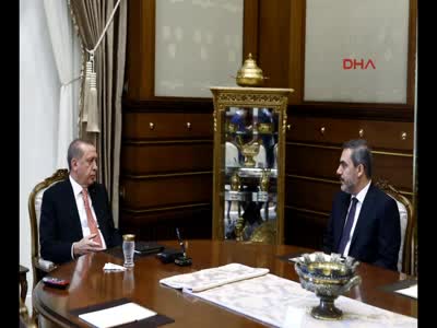 Cumhurbaşkanı Erdoğan, MİT Müsteşarı Hakan Fidan'ı kabul etti