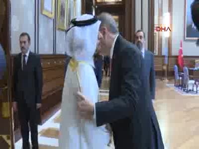 Cumhurbaşkanı Erdoğan, Katar Başbakanını kabul etti
