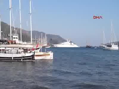 Şeyh Mansour'un dev yatı Marmaris'te