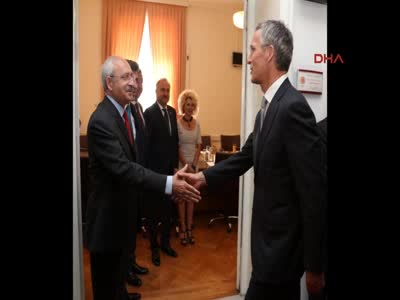 Kılıçdaroğlu, NATO Genel Sekreteri Stoltenberg'le görüştü