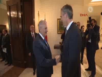 Başbakan Yıldırım, NATO Genel Sekreteri Stoltenberg'i kabul etti