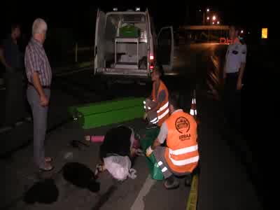 Erbaa'da kamyon motosiklet ile çarpıştı: 3 Ölü