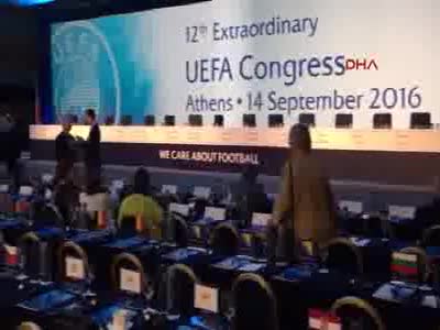 12. Olağanüstü UEFA Kongresi Atina'da başladı
