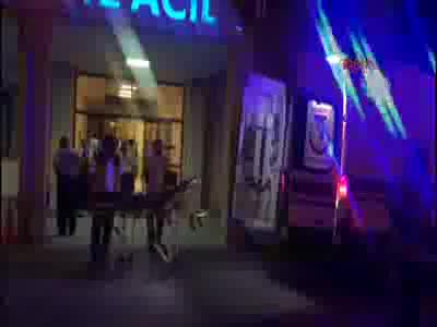 Kına gecesinde dökülen kolanya alev aldı, gelin- damat yandı