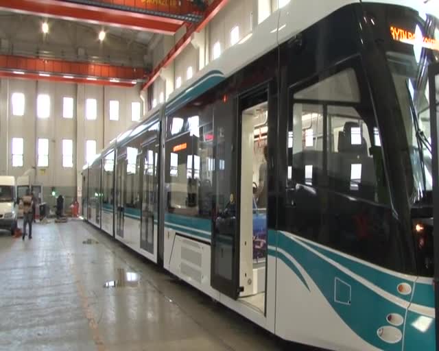 Kocaeli'nin tramvayları da Bursa'da üretiliyor