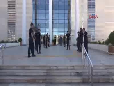 Elazığ Emniyeti'ne bombalı araçla düzenlenen saldırının zanlıları adliyeye çıkarıldı