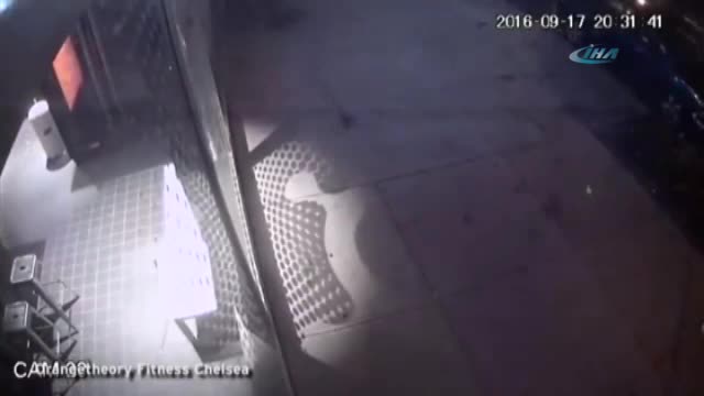New York'taki patlama kamerada