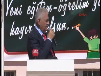 Başbakan Yıldırım 2016- 2017 eğitim öğretim yılının ilk ders zilini çaldı