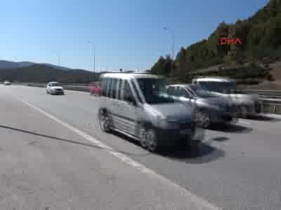 Bayramda Bolu Dağı Tüneli'nden 575 bin araç geçti