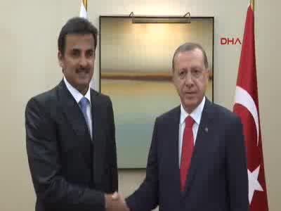 Erdoğan, Katar Emiri ile görüştü
