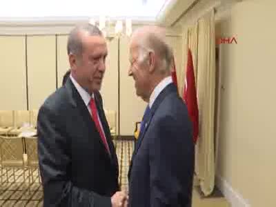 Cumhurbaşkanı Erdoğan ile ABD Başkan Yardımcısı Biden görüşmesi sona erdi