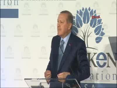 Erdoğan, New York'ta TURKEN vakfında konuştu
