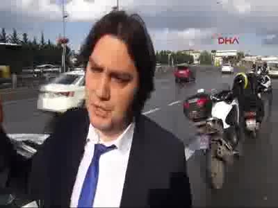 Acıbadem'de yoldan çıkan metrobüs, D-100'e girerek kaza yaptı - 4