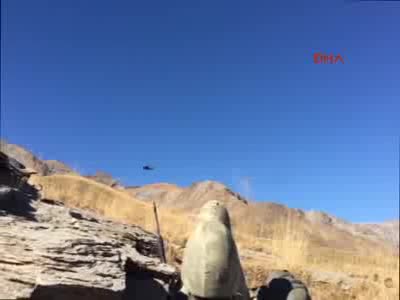 PKK'lılar böyle ateş altına alındı