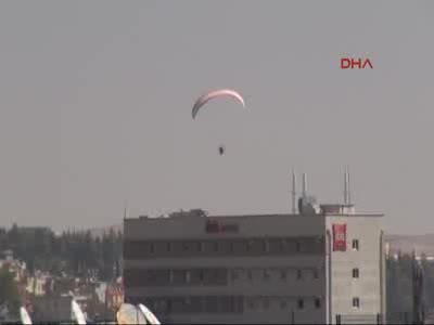 Gaziantep'te paramotor tedirginliği