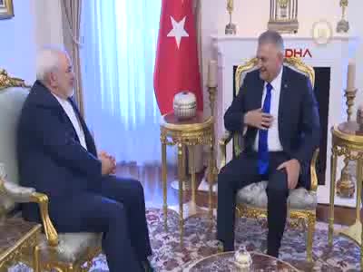 Başbakan Yıldırım,  İran Dışişleri Bakanı Zarif'i kabul etti