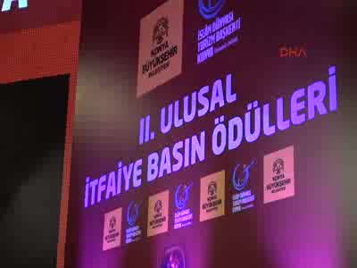 'İtfaiye Basın Ödülleri' sahiplerini buldu