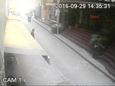 Cinayet anı kamerada