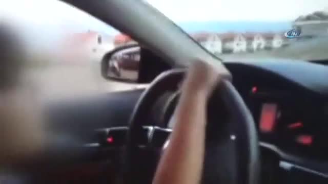 Bursa'da trafikte tehlikeli hareketler!