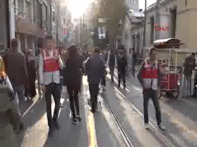 İstiklal Caddesi'nde güvenlik önlemi