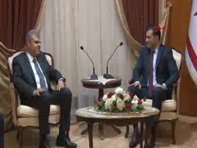 Başbakan yardımcısı Veysi Kaynak KKTC'de