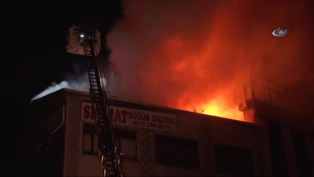Şişli'de korkutan yangın