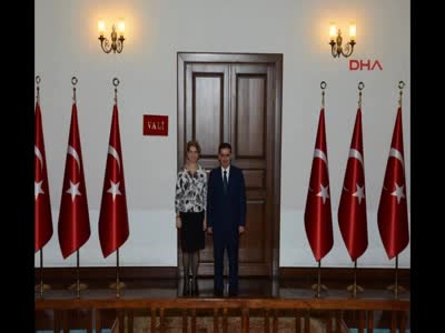 İsrail Maslahatgüzarı Oron'dan Vali Topaca'ya ziyaret