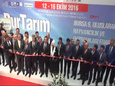 Bursa Tarım Fuarı açıldı