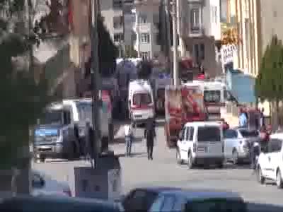 Gaziantep'te hücre evi baskınında patlama!