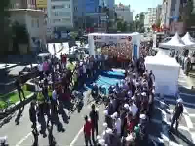 Şanlıurfa'da Uluslararası Göbeklitepe Yarı Maratonu koşuldu