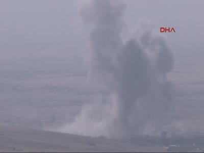 Peşmerge Güçleri IŞID Hedeflerini bombalıyor